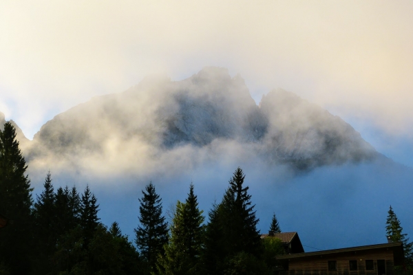 Zdjęcie z Niemiec - w czasie jazdy do Garmisch- z każdą chwilą aura stawała się coraz łaskawsza