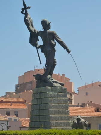 Zdjęcie z Francji - pomnik żołnierza Legii Cudzoziemskiej - Monument de la Légion Etrangere