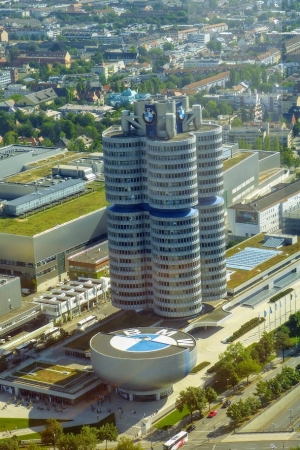 Zdjęcie z Niemiec - siedziba BMW widziana z wysoka