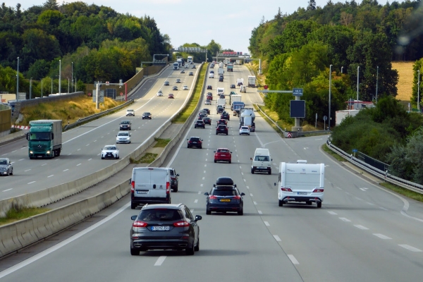 Zdjęcie z Niemiec - i to koniec opowieści z Monachium;  autostradą kierujemy się dalej.... do kolejnego 