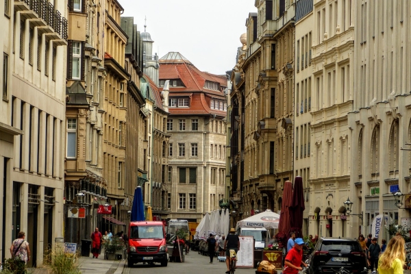 Zdjęcie z Niemiec - urocze zakamarki lipskiej starówki