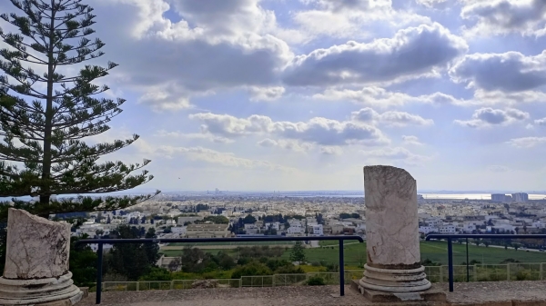 Zdjęcie z Tunezji - widok na Tunis zw wzgórz Byrsa