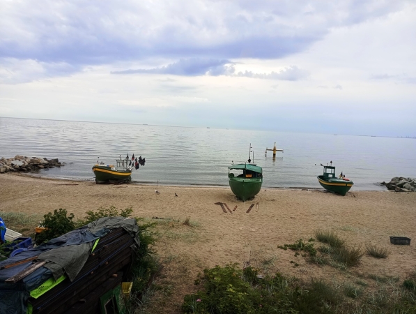 Zdjęcie z Polski - wieczorkiem powrót do hotelu fragmentem plaży