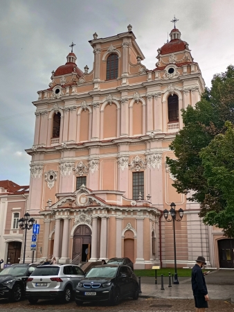 Zdjęcie z Litwy - i "wracamy" do baroku; tutaj kościół Św. Kazimierza; to pierwsza barokowa świątynia katolicka na 