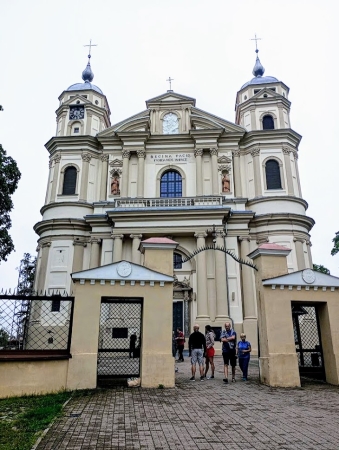 Zdjęcie z Litwy - barokowy Kościół św. Piotra i Pawła na Antokolu - ufundowana przez rodzinę 