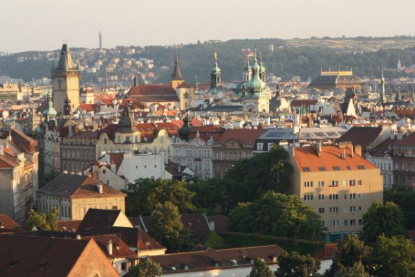 Zdjęcie z Czech - Praga o zachodzie słońca.