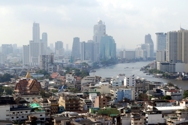 Zdjęcie z Tajlandii - Panorama Bangkoku...