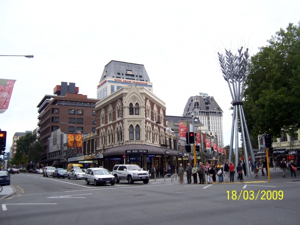 Zdjęcie z Nowej Zelandii - Centrum Christchurch