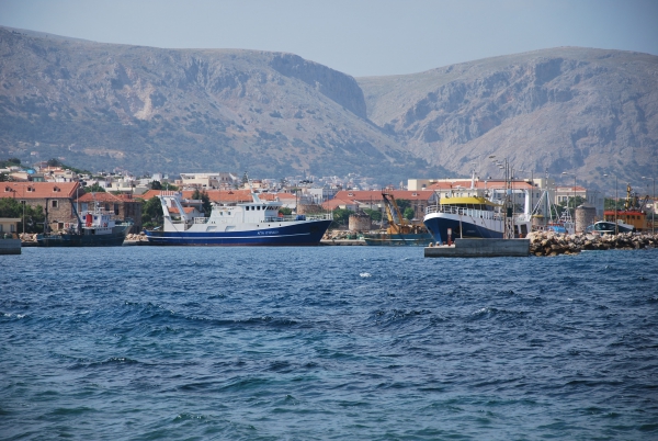 Zdjęcie z Grecji - port w Chios...