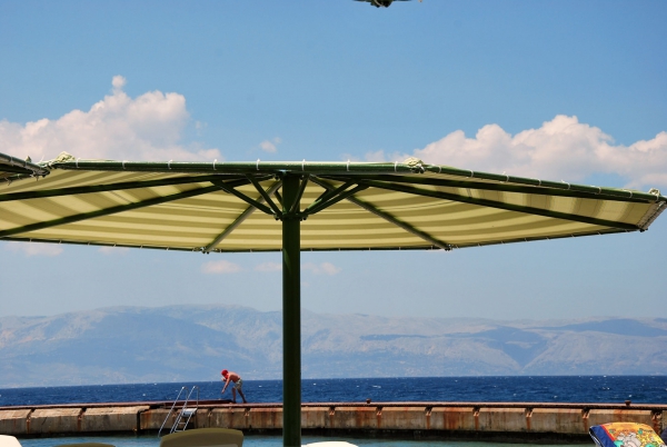 Zdjęcie z Turcji - widok z plaży na Chios...