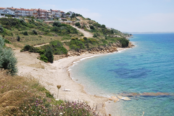 Zdjęcie z Turcji - dzika plaża przy hotelu..