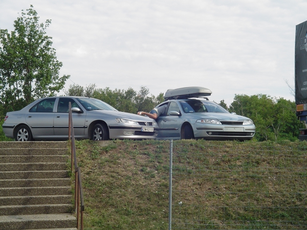 Zdjęcie z Chorwacji - na parkingu w Austrii....