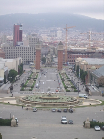 Zdjęcie z Hiszpanii - widok z Pałacu Narodowego