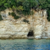 Zdjęcie z Grecji - skaliste wybrzeże Korfu - gdzieś w Kalami