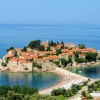 Zdjęcie z Czarnogóry - nazajutrz rankiem - wizytówka Czarnogóry- wysepeczka Sventi Stefan