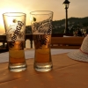 Zdjęcie z Czarnogóry - to tylko takie tuborgowe szklanki nam dali; w środku jest czarnogórskie Nikšićko  