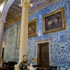 Zdjęcie z Portugalii - Wnętrze kościoła pokrywają cudne mozaiki XVII-wiecznych, biało-niebieskich kafelków,