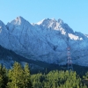 Zdjęcie z Niemiec - i jesteśmy na miejscu.... przed nami Jego Wysokość Zugspitze⛰