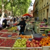 Zdjęcie z Francji - jeszcze wizyta na lokalnym targu owocowo-warzywnym 