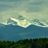 Zdjęcie z Francji - pięknie ośnieżone szczyty Pirenejów