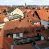 Zdjęcie z Niemiec - z tego Rózanego Ogrodu sa bardzo ładne widoki na dachy Bambergu...