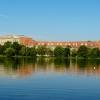 Zdjęcie z Niemiec - Kongresshalle nad malowniczym jeziorem Dutzendteich 